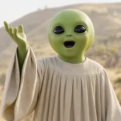 Little green aliens