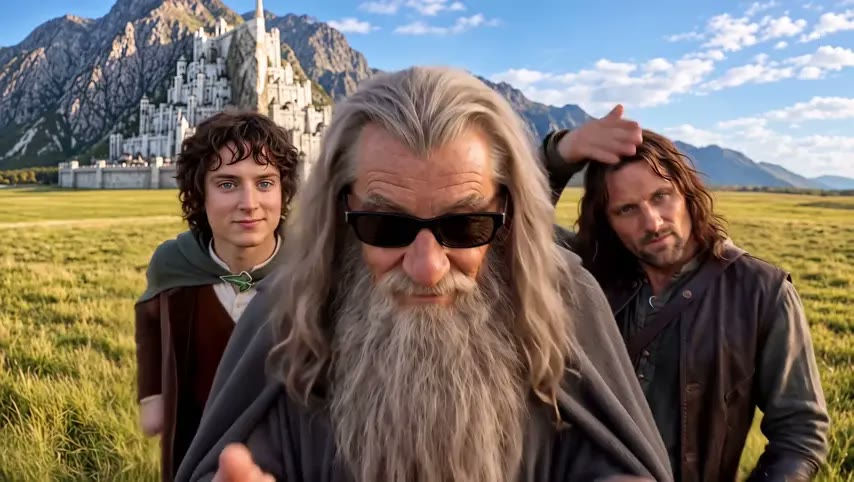 The Lord Of The Rings Gamgamstyle...#ai #lotr #party
