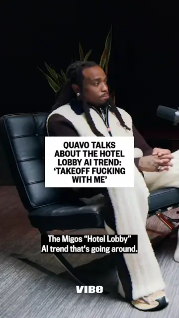 Quavo saw y'all's aunties and uncles doing that